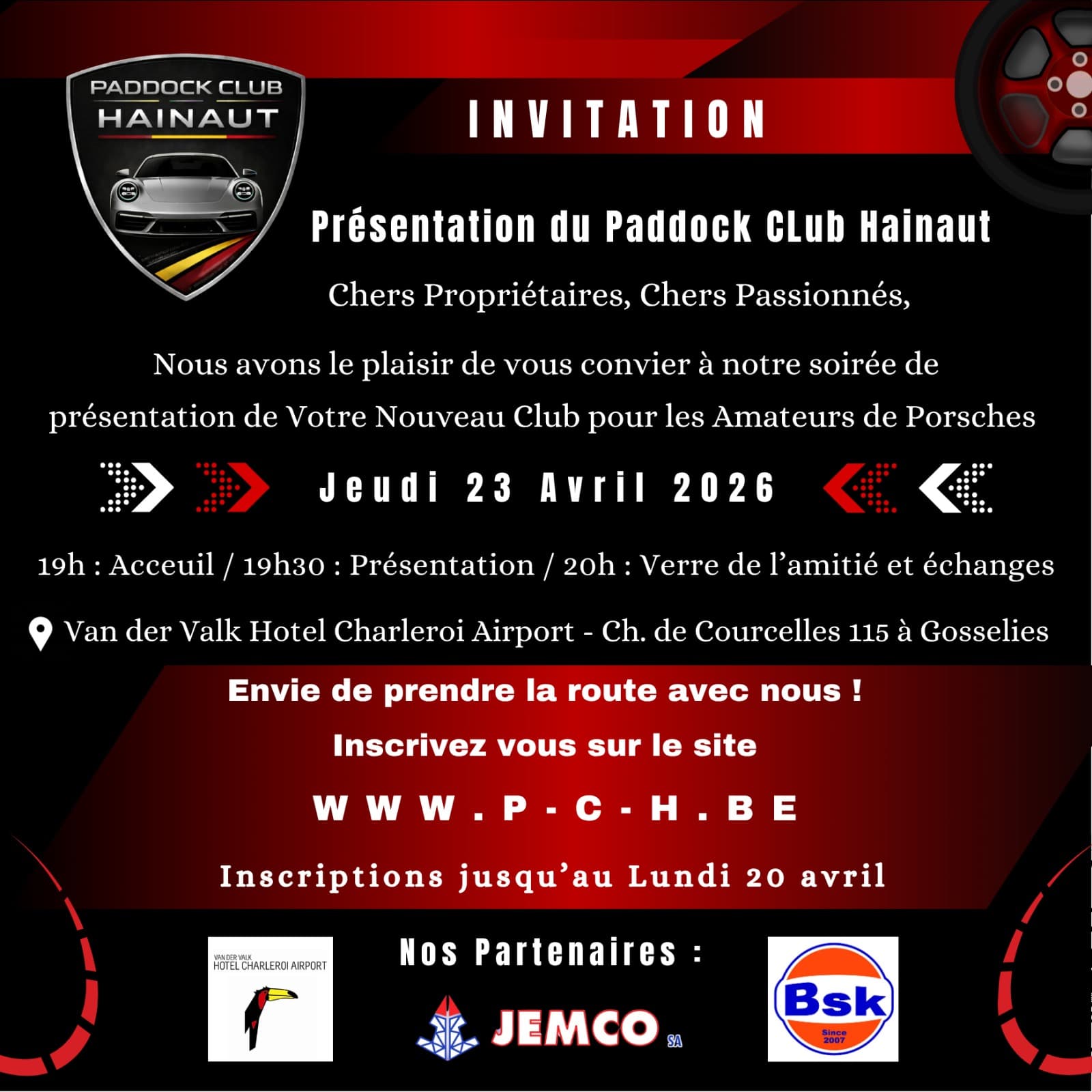 Présentation du club le 23/04